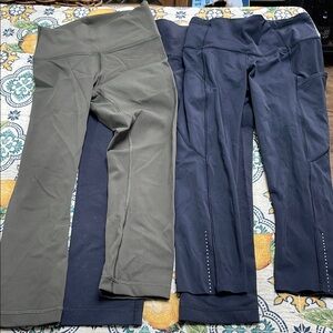 3 pairs for $50 of LULULEMON Capri length leggings for $50